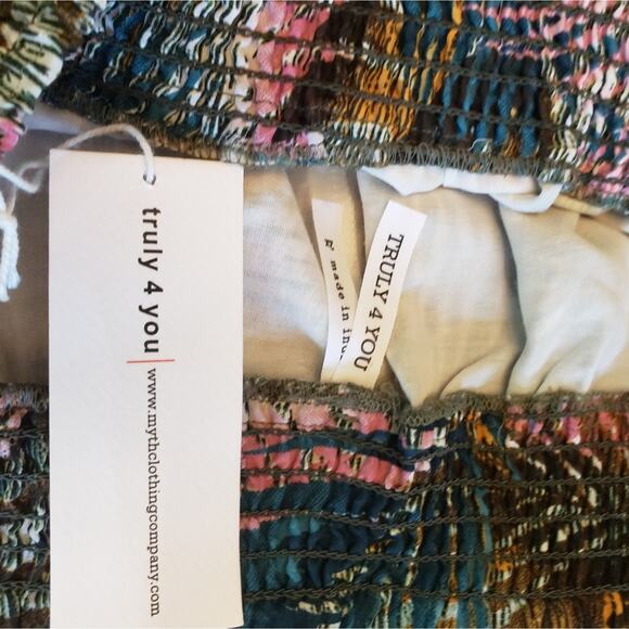 Truly for You 2X multi colored maxi skirt NWT‎ - Picture 4 of 5